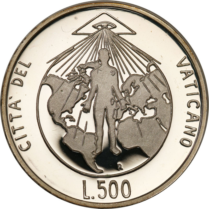 Watykan. 500 Lire 1993 - Jan Paweł II